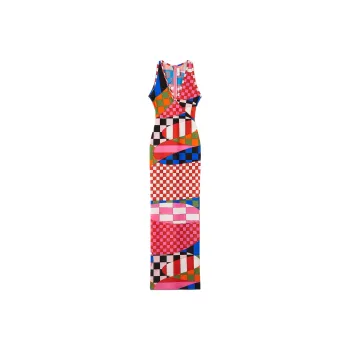 EMILIO PUCCI Giardino print Long Dress