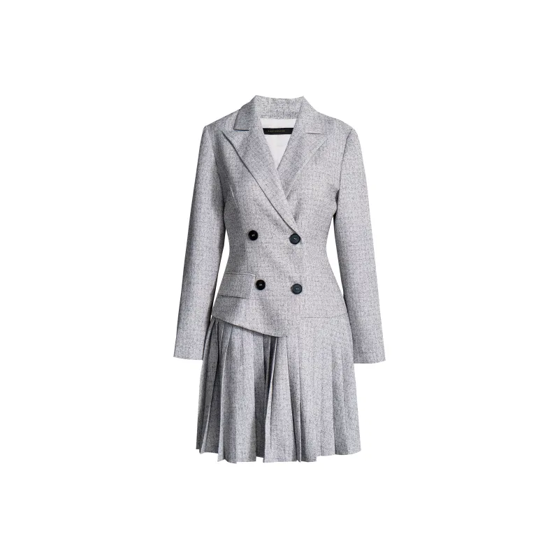 ROEYSHOUSE Long Sleeved Dresses Women's Heather Gray-0