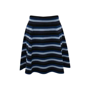 JW Anderson Striped A Line Mini Skirt