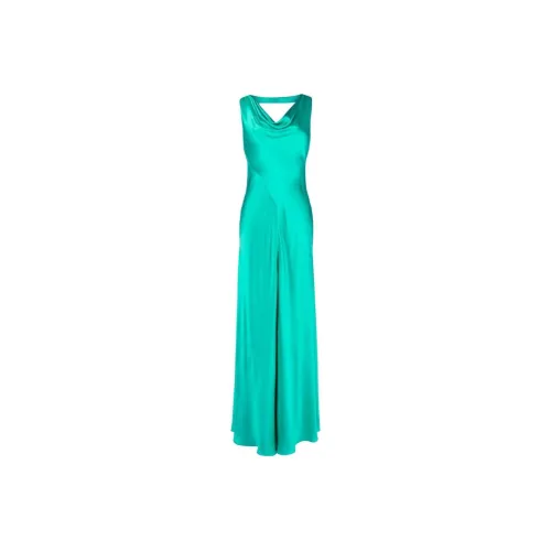 Mugler Metallic Detailed Cocktail Dress