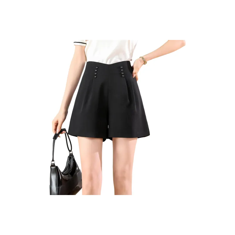 ORIGIN Casual Shorts Women's Black-0