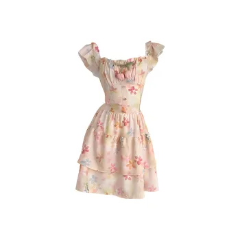 KKX Short Sleeved Dress Women's Pink