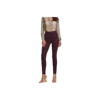GUESS 1981 Coated Skinny Jeans Jeans Women's Dark Brown