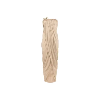 Blumarine Butterfly pin Draped Gown