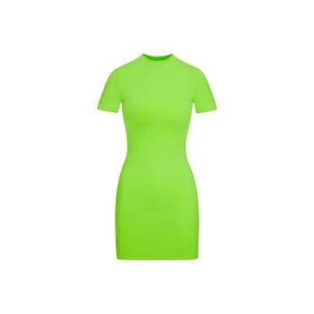 Skims Short-Sleeved Dresses Women's Neon Green