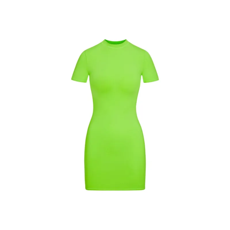 Skims Short-Sleeved Dresses Women's Neon Green-0