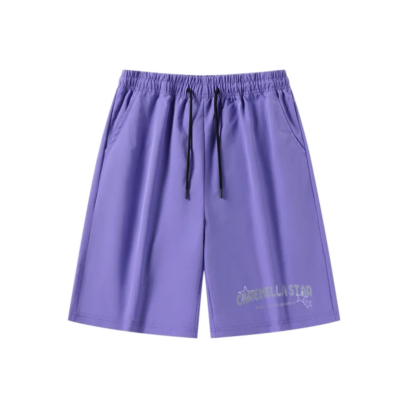 Caramella Casual Shorts Unisex Gray-17