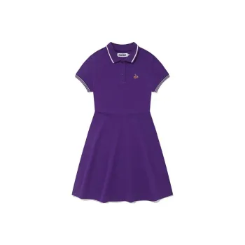 Kirsh FW23 Short Sleeved Dress Women's Purple