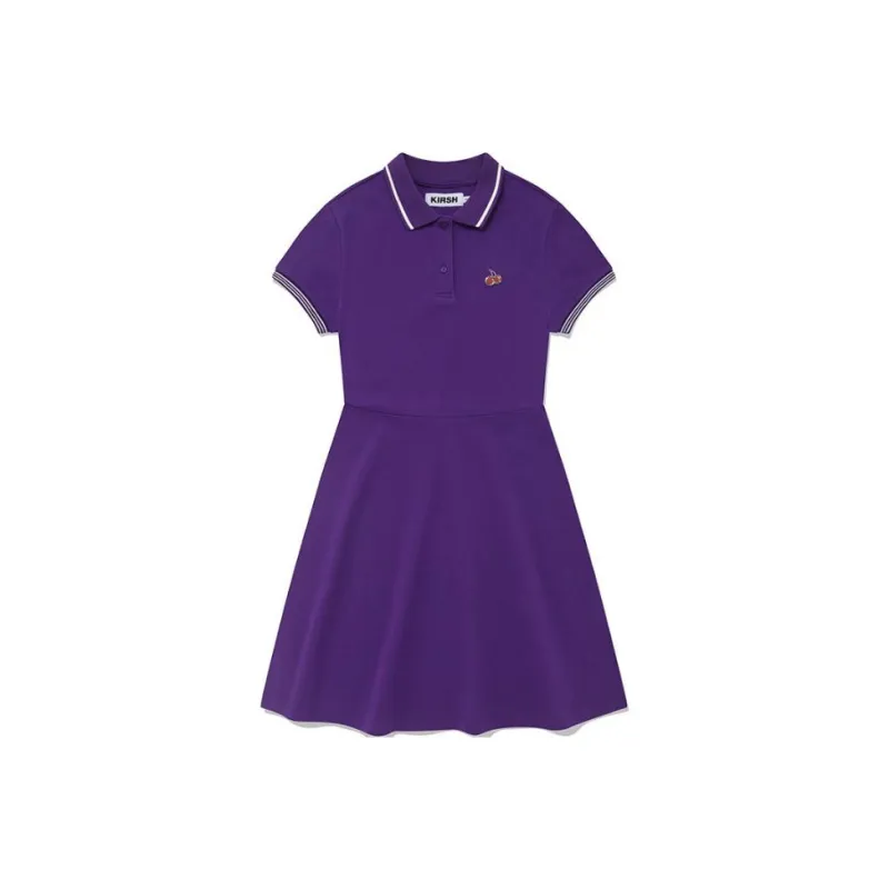 Kirsh FW23 Short Sleeved Dress Women's Purple-0