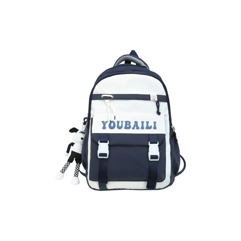 H YXIANG Nylon Backpack Unisex Multicolor-4
