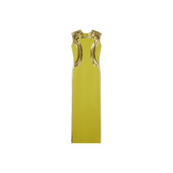 St. John Sequin-design Maxi Dress