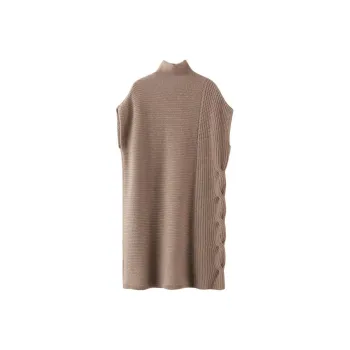MAIGRE SIMHAT Sleeveless Dress Women's Camel