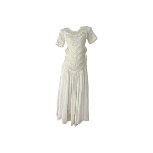 Qiuerle Short Sleeved Dress Women's