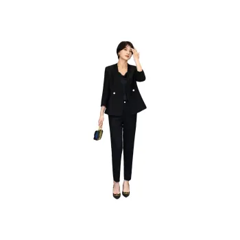 ONE SHALLOW Business Suits Women's Black