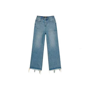 SMFK Jeans Women's Diamond Blue Denim