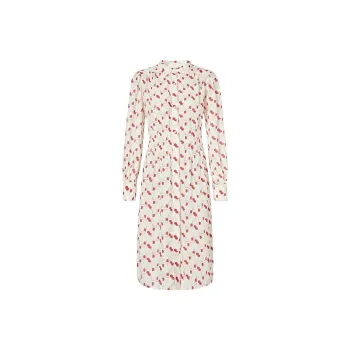JZ. ANNAKRO Long Sleeved Dresses Women's Red Flower