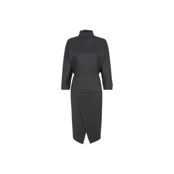 FENDI FW24 Long Sleeved Dresses Women's Black