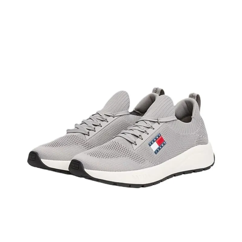 Tommy Hilfiger Trainers Low Top Casual Shoes Men's Gray-2