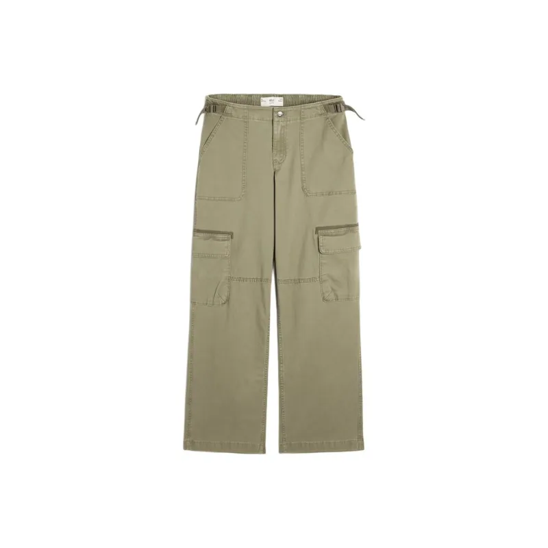 Hollister Cargo Pants Women's Green-0