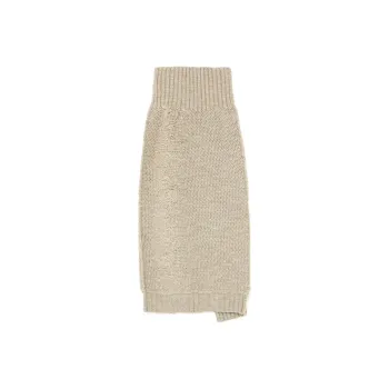 Yohji Yamamoto Knit Long Skirt Women's Ecru