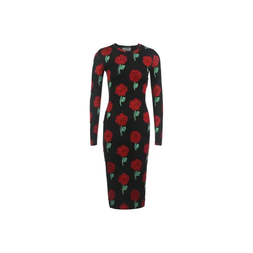 VERSACE JEANS COUTURE Long Sleeved Dresses Women's Black