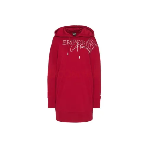 EMPORIO ARMANI Long Sleeved Dresses Women's Red