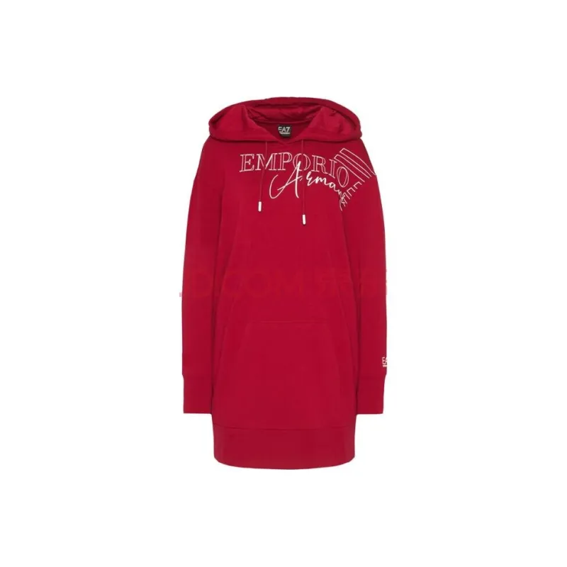 EMPORIO ARMANI Long Sleeved Dresses Women's Red-0