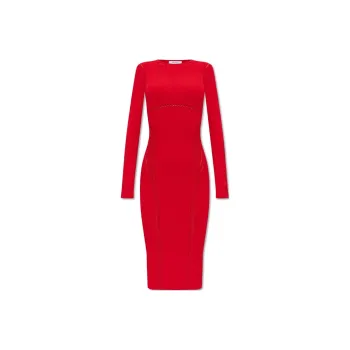 MaxMara Long-Sleeved Dresses Women's Red