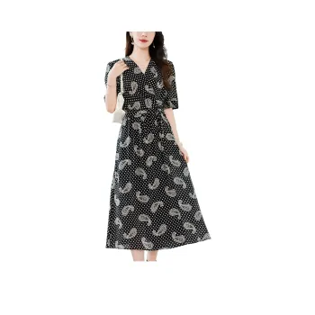 To The West Short Sleeved Dresses Women's Black
