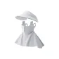 Light Gray[Neck Protection 3-in-1],[100% Ice Silk-Sun Protection Breathable]