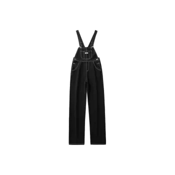 SONGS ALONG Overalls Women's Black