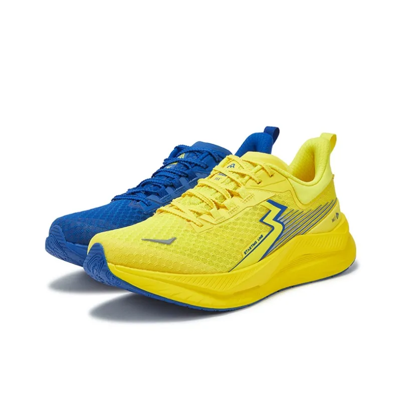 361° Cushioning, Slip Resistant, And Abrasion Resistant Low Top Casual Running Shoes Unisex Acid Yellow-2