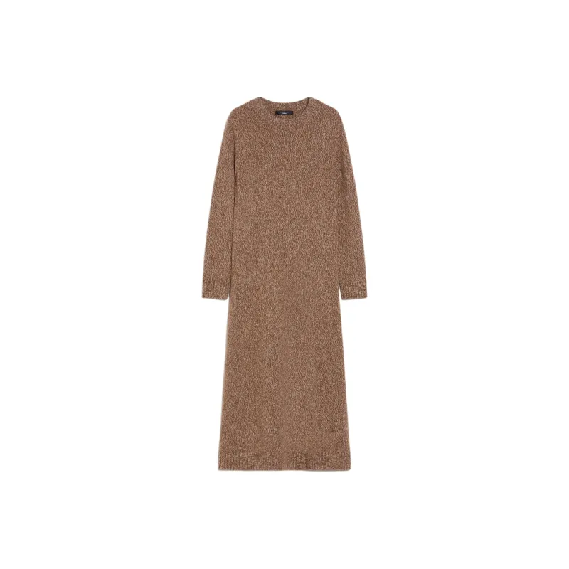 WEEKEND MaxMara Dionne Long-Sleeved Dresses Women's Light Brown-0