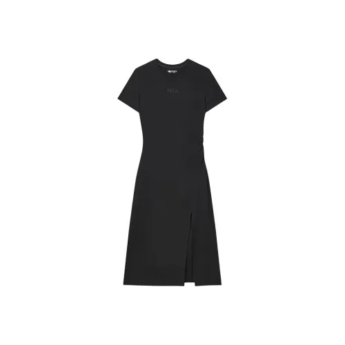 FILA Short Sleeved Dresses Women's Jet Black