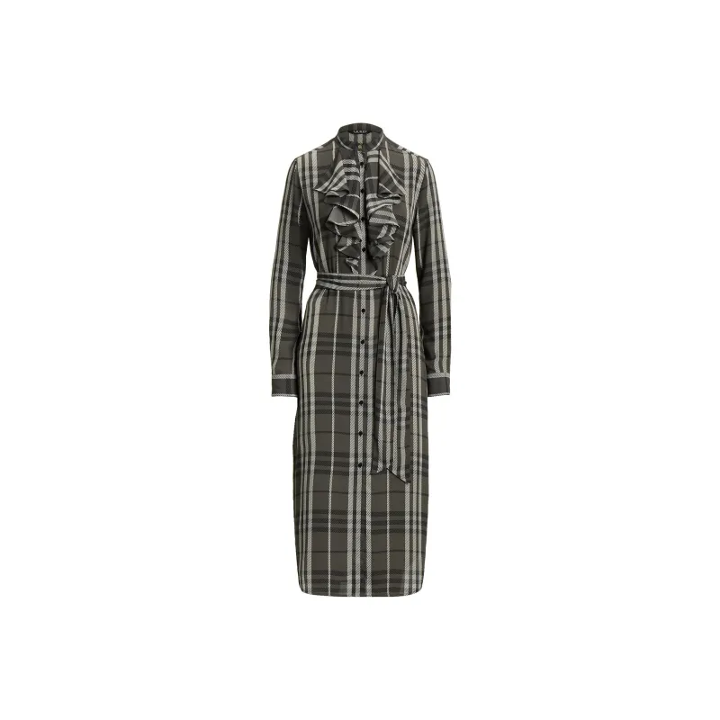 Polo Ralph Lauren Long-Sleeved Dresses Women's Green-0