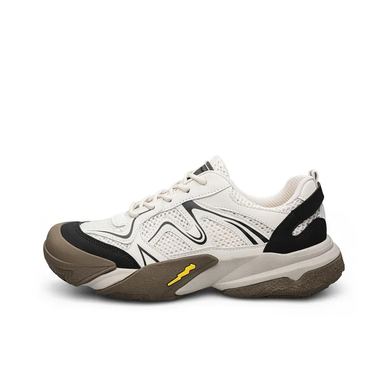 Wen Nai Low Top Casual Shoes Men's Beige-0