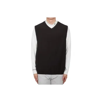 Malbon Golf Tank Top Men's Black