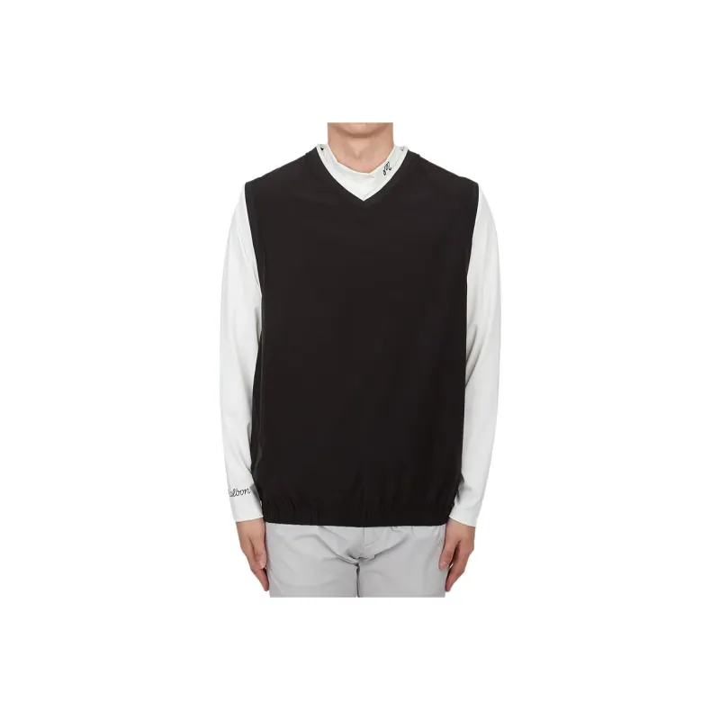 Malbon Golf Tank Top Men's Black-0