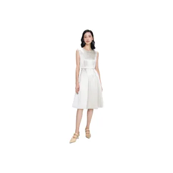BBLLUUEE Sleeveless Dress Women's Spruce Willow Green