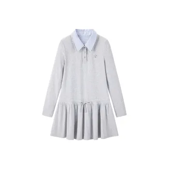 LEDIN Long Sleeved Dress Women's Lunar Rock Gray