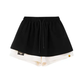 B.Duck 2024 Summer Casual Shorts Women's Black