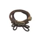 Love English Premium Feel Hair Tie 1 Pack (Coffee)