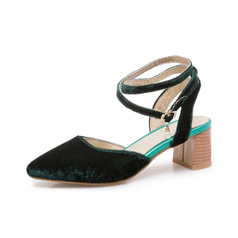 TADSW Chunky Heel High Heels Women's-3