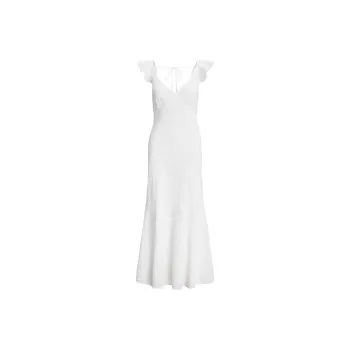 Polo Ralph Lauren Broderie anglaise Linen Maxi Dress