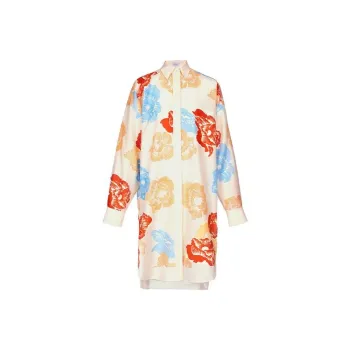 Ferragamo Long-Sleeved Dresses Women's Light Blue