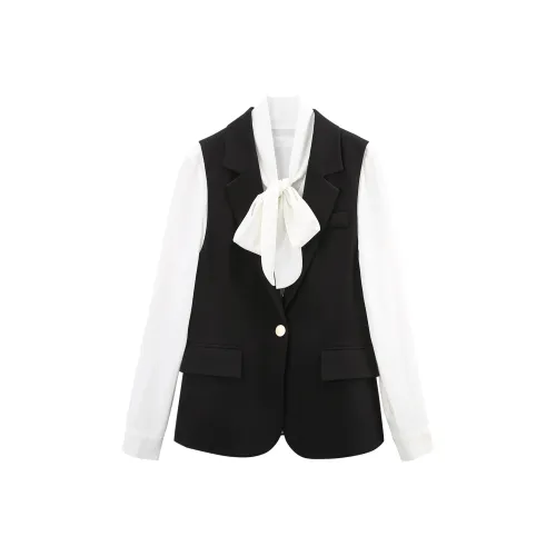A Paradise For Awakening Casual Suit Women's Black