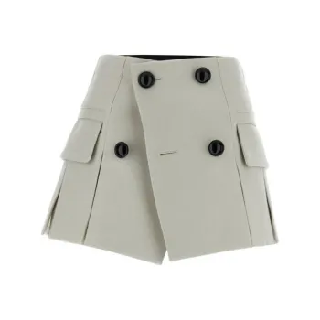 Sacai Double Breast Button Wool Short
