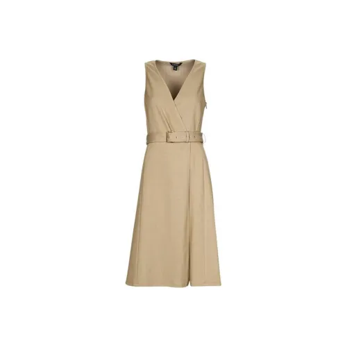 Polo Ralph Lauren Sleeveless Dress Women's Light Beige