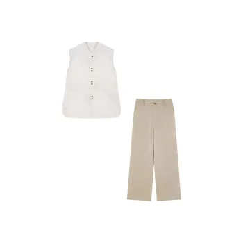 IHIMI Casual Suits Women's Beige Yellow+Ginger Yellow