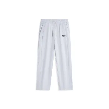 XTEP Sports Life Collection Knitted Sports Pants Women's Light Heather Gray